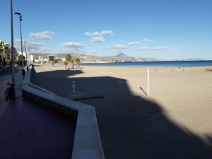 Empty beaches on the Costa Blanca